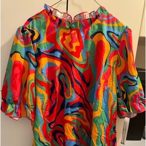 NWT never worn multicolored blouse